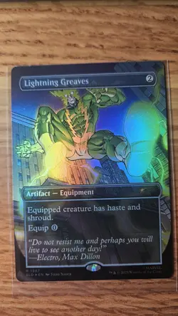 Lightning Greaves (1987) (Rainbow Foil) Secret Lair Drop Foil - Image 1