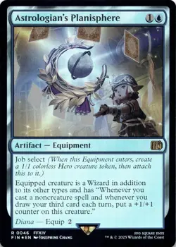 Astrologian's Planisphere FOIL Final Fantasy Magic MTG NM - Image 1