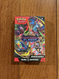 Pokemon Mega Evolution Phantasmal Flames Booster Bundle Factory Sealed - Image 1