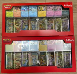 Pokemon TCG Prismatic Evolutions Costco Mini Tins 8 Pack (2 Pack) - Image 1