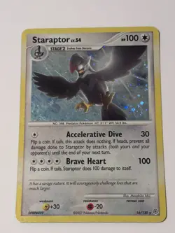 Staraptor Holo Diamond and Pearl 16/130 Pokemon TCG LP - Image 1