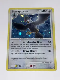 Staraptor Holo Diamond and Pearl 16/130 Pokemon TCG LP - Image 2