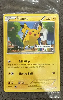 Pokemon TCG Pikachu Build-A-Bear Workshop Promo 20/108 Promo Promo - Image 1