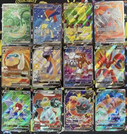 Pokemon TCG EX and V Full Art Lot of 12 From SWSH and Scarlet And Violet Era - Image 1