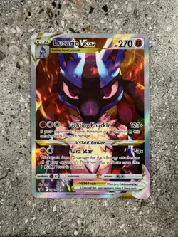 Pokemon TCG Cards Lucario VSTAR SWSH291 Black Star Promo Holo NM - Image 1