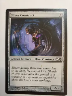 MTG Magic The Gathering Card Sliver Construct Artifact Creature Sliver Construct - Image 1