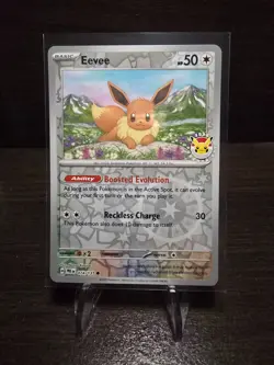 Eevee - (Pokemon Day 2025) (Reverse Cosmos Holo) 074/131 Miscellaneous Cards... - Image 1