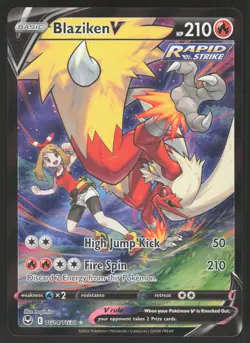 Blaziken V TG14/TG30 Pokemon TCG Silver Tempest Trainer Gallery NM - Image 1