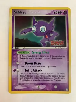 Pokemon Sableye Reverse Holo 22/108 EX Power Keepers - LP - Image 1