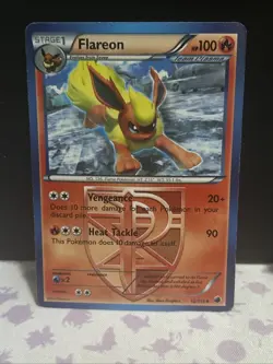 FLAREON 12/116 PLASMA FREEZE NON HOLO POKEMON TCG MP - Image 1