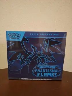 Pokemon Mega Evolution Phantasmal Flames Elite Trainer Box ETB Sealed - Image 1