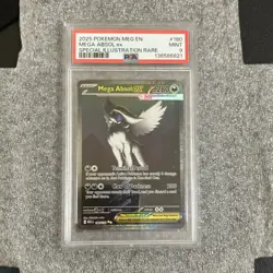 Pokemon 2025 TCG Mega Absol ex 180/132 Me01 Special Illustration Rare Holo PSA 9 - Image 1