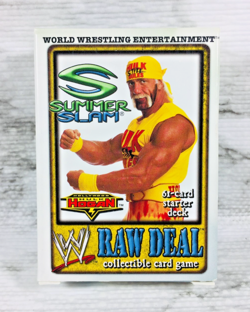 WWF WWE RAW DEAL CCG (SUMMER SLAM) HOLLYWOOD HULK HOGAN 54/61 CARDS OPENED BOX - Image 1