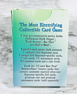 WWF WWE RAW DEAL CCG (SUMMER SLAM) HOLLYWOOD HULK HOGAN 54/61 CARDS OPENED BOX - Image 3