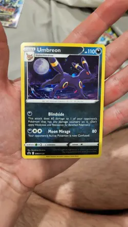 Pokemon TCG Sword & Shield Umbreon Holo Black Star Promo Card SWSH129 M/NM 🔥 - Image 1
