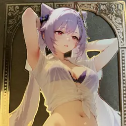 Goddess Story Gold METAL Card - Serial Number #118/200! - Anime Bikini Kquing - Image 2