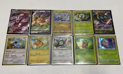 Mixed Rare Pokemon Holographic Trading Card Singles (Set Of 10) - Image 1