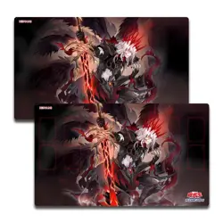 Yugioh Darklord Eveningstar Playmat TCG OCG Trading Card Rubber Games Mat - Image 1