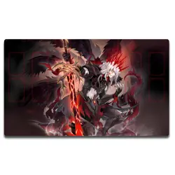 Yugioh Darklord Eveningstar Playmat TCG OCG Trading Card Rubber Games Mat - Image 3
