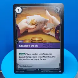 Stacked Deck 183/298 - Riftbound TCG League of Legends Origins Regular - Image 1