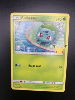 Bulbasaur 1/25 mcdonalds promo pokemon card Non Holo - Image 3