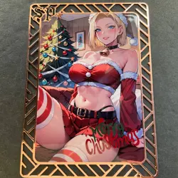 Goddess Story Gold METAL Card - Random Serial Number #/200! Anime Girl Bikini - Image 1