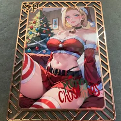 Goddess Story Gold METAL Card - Random Serial Number #/200! Anime Girl Bikini - Image 4