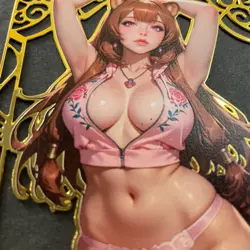 Goddess Story Gold METAL Card - Serial Number #081/100! Reptilia Bikini READ** - Image 5