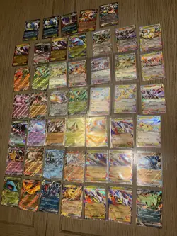 Pokemon TCG Double Rare EX Lot of 47 Cards, From SV and ME Era, NM, SHIPS FAST - Image 1