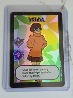 SCOOBY-DOO EXPANDABLE CARD GAME ECG SUPER RARE VELMA FOIL CARD - Image 4