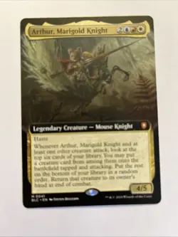Arthur, Marigold Knight (Extended Art) Commander: Bloomburrow Regular - Image 1