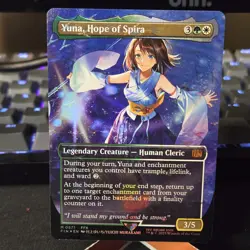 Yuna, Hope of Spira (Borderless) (Chocobo Track Foil) Final Fantasy Foil - Image 1