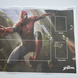 2025 SDCC Marvel Magic The Gathering Spider-Man Daily Bugle Newspaper Playmat - Image 4