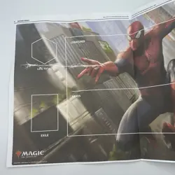 2025 SDCC Marvel Magic The Gathering Spider-Man Daily Bugle Newspaper Playmat - Image 5