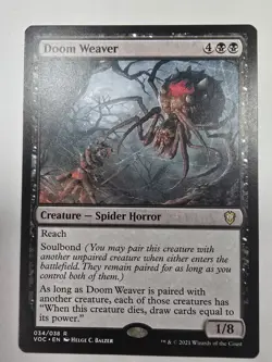 Doom Weaver Commander: Innistrad: Crimson Vow Regular Magic The Gathering - Image 1
