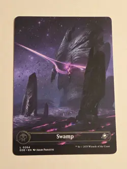 Swamp BORDERLESS X1 EOE MTG Edge of Eternities - Image 1