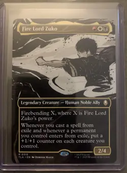 Magic: The Gathering - Fire Lord Zuko 315 (Borderless) Avatar R Normal - Image 1
