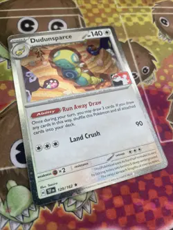 Dudunsparce 129/163 NM Cosmos Holo Pokemon Play! Prize Pack Series 7 Play Stamp - Image 2