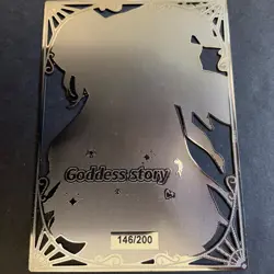 Goddess Story Gold METAL Card - Serial Number #/200! Anime Waifu Marin Dress Up - Image 5