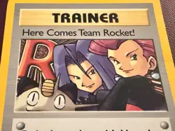 Here Comes Team Rocket! 1st Edition Trainer Holo 15/82 Pokemon Card - Image 2