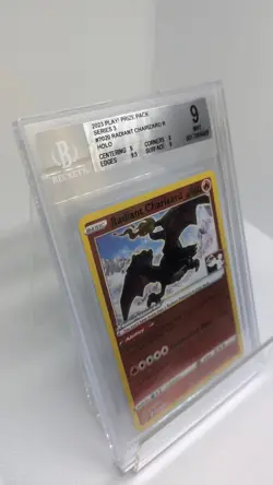 Radiant Charizard 020/159 Prize Pack Series Card Stamped Holo 9 MINT - Image 2