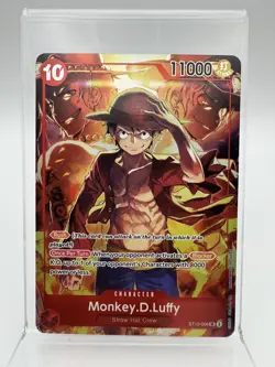 Monkey D. Luffy Treasure Booster Set One Piece Promotion Cards ST10-006 - Image 1