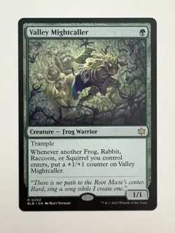 Valley Mightcaller MTG Magic the Gathering Card NM Near Mint BLB - Image 1