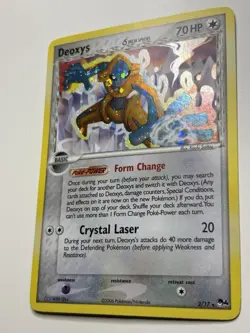 Deoxys 2/17 Pokemon TCG Pop Series Holo Foil Rare Card Moderately Played MP - Image 3