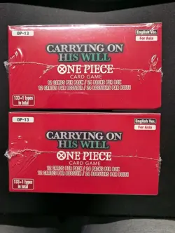 One Piece Card Game OP-13 Carrying on His Will ENGLISH Booster Box [FOR ASIA] x2 - Image 3