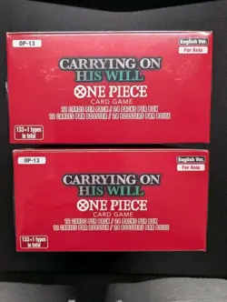 One Piece Card Game OP-13 Carrying on His Will ENGLISH Booster Box [FOR ASIA] x2 - Image 5
