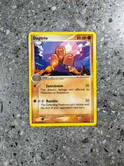 Pokemon TCG Cards Dugtrio 22/112 FireRed & LeafGreen FRLG Rare NM - Image 1