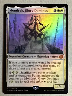 MTG / Mondrak, Glory Dominus / ONE / #23 / FOIL / Mythic / NM - Image 1