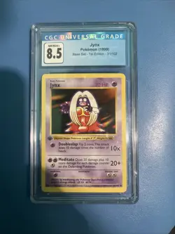 Cgc 8.5 First Edition Shadowless Jynx 31/102 Base Set Pokemon Card NM/Mint + - Image 1