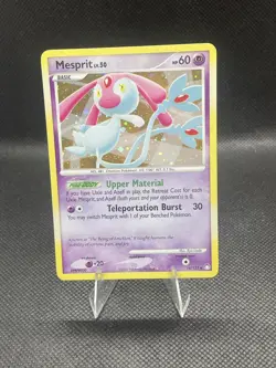 NM HOLO BLEED Mesprit 14/123 Mysterious Treasures Holo Rare Pokemon Card - Image 2